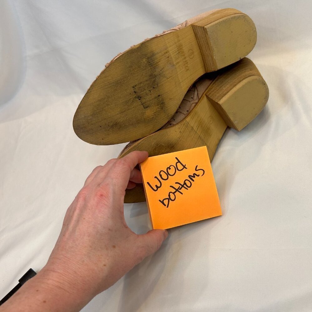 MI.IM Booties Lavin Ankle Faux Suede Booties Size 6 Brown Tan - Picture 9 of 11